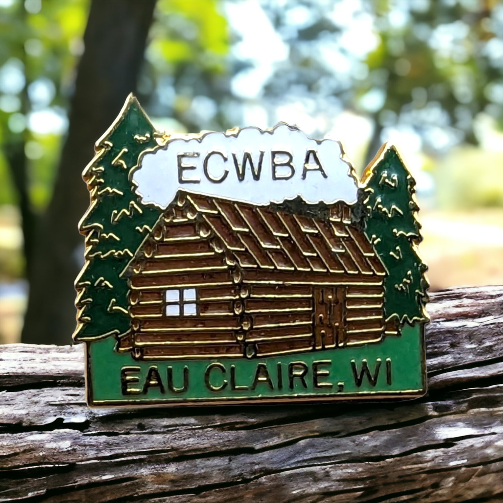 ECWBA East Central Wisconsin Bee Keepers Association Eau Claire Hat Lapel Pin